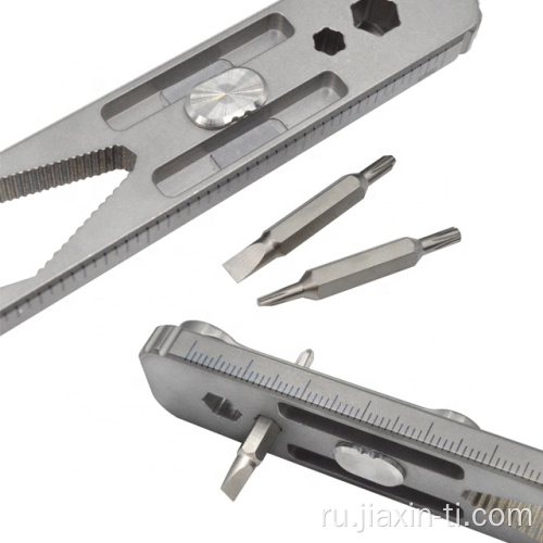 Открытый EDC Pocket Tool Titanium Pry Bar